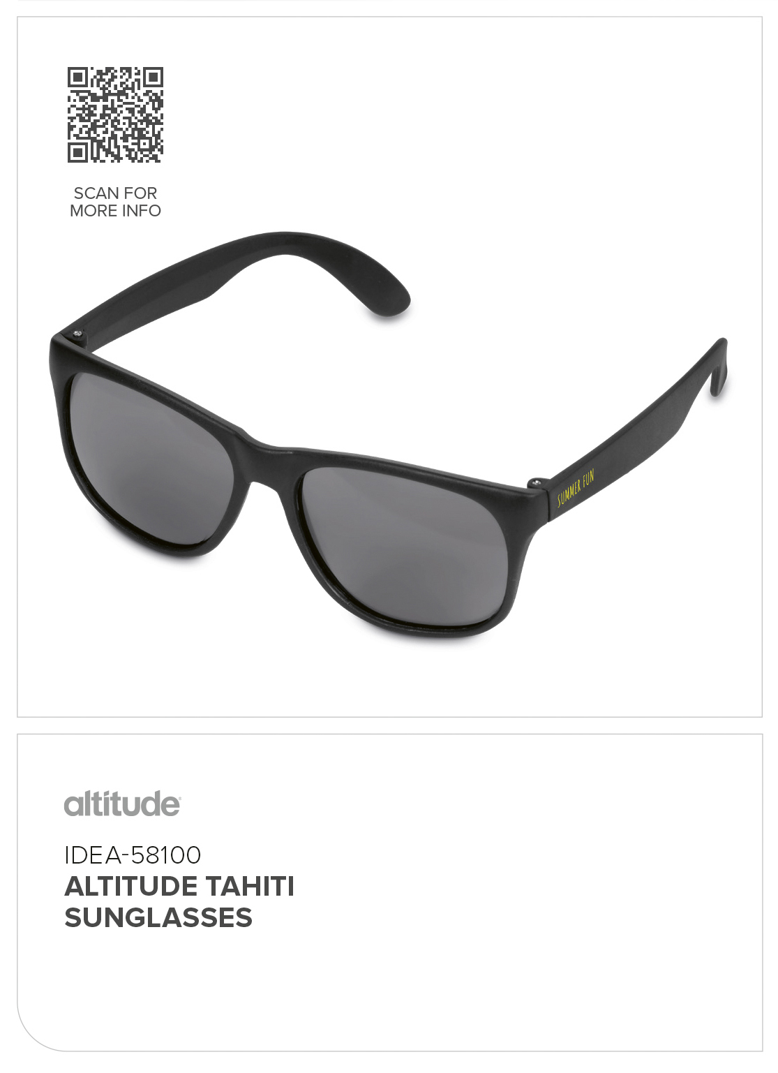 Altitude Tahiti Sunglasses